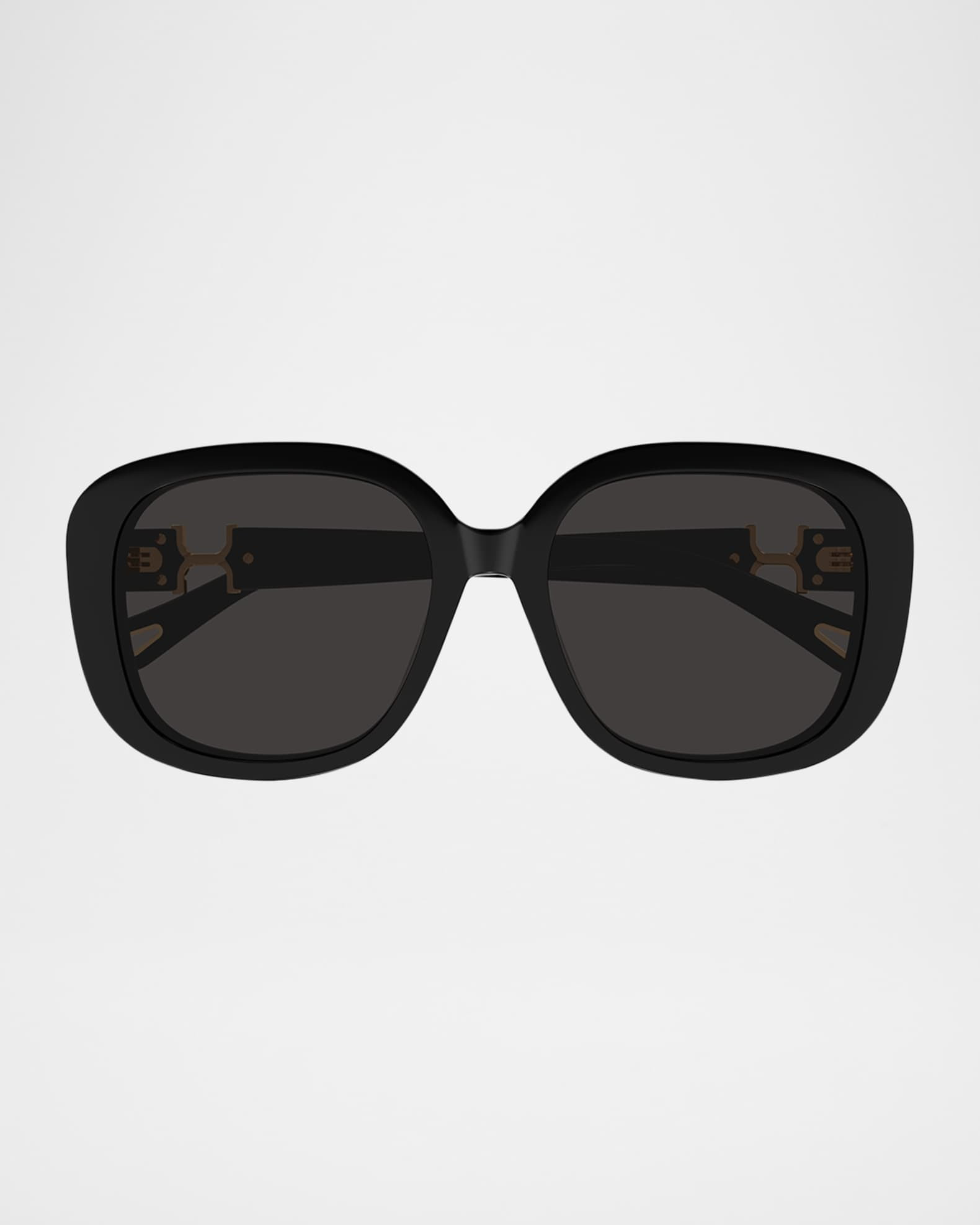 Round Acetate Sunglasses | Neiman Marcus