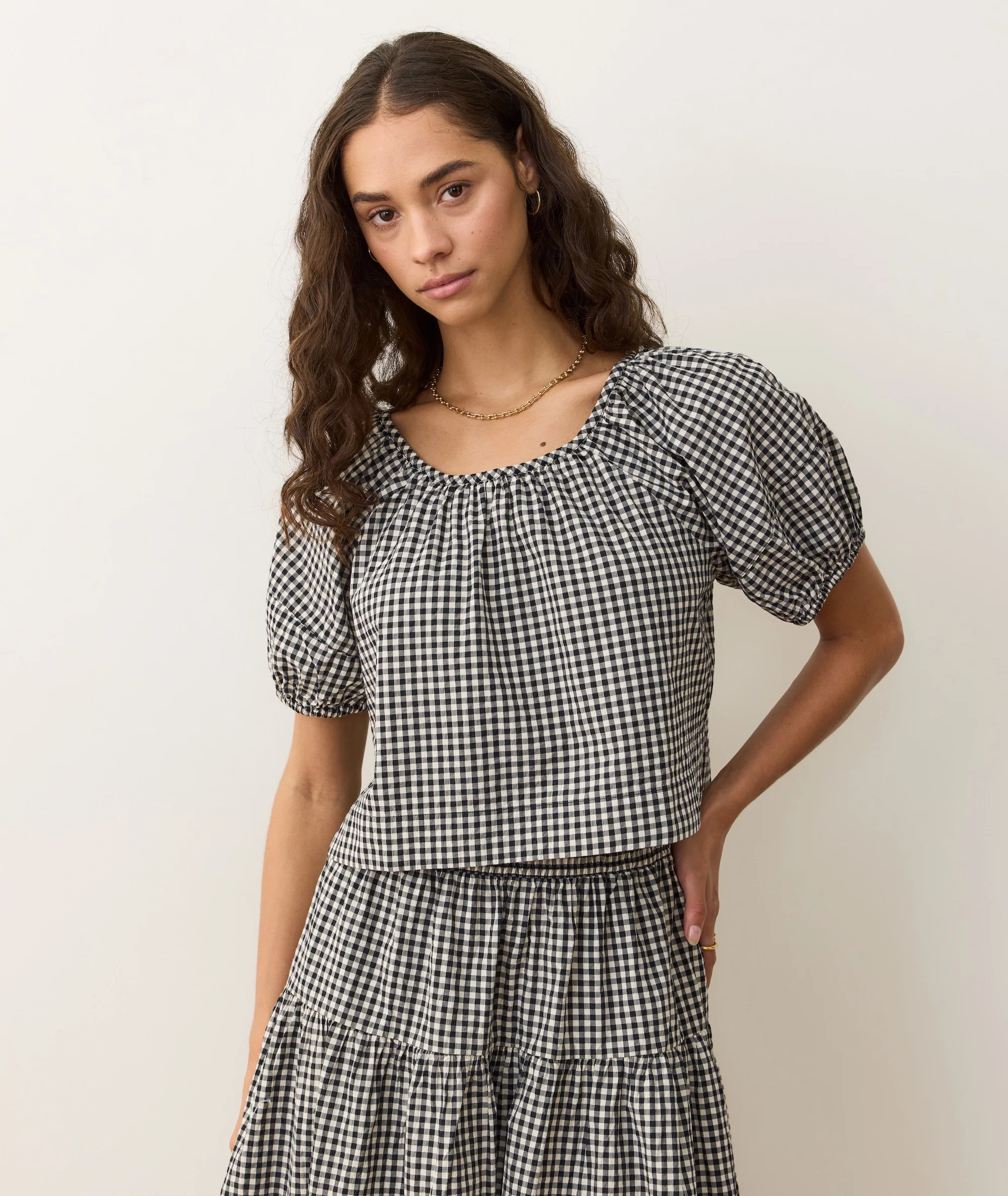 Gia Poplin Blouse | Marine Layer