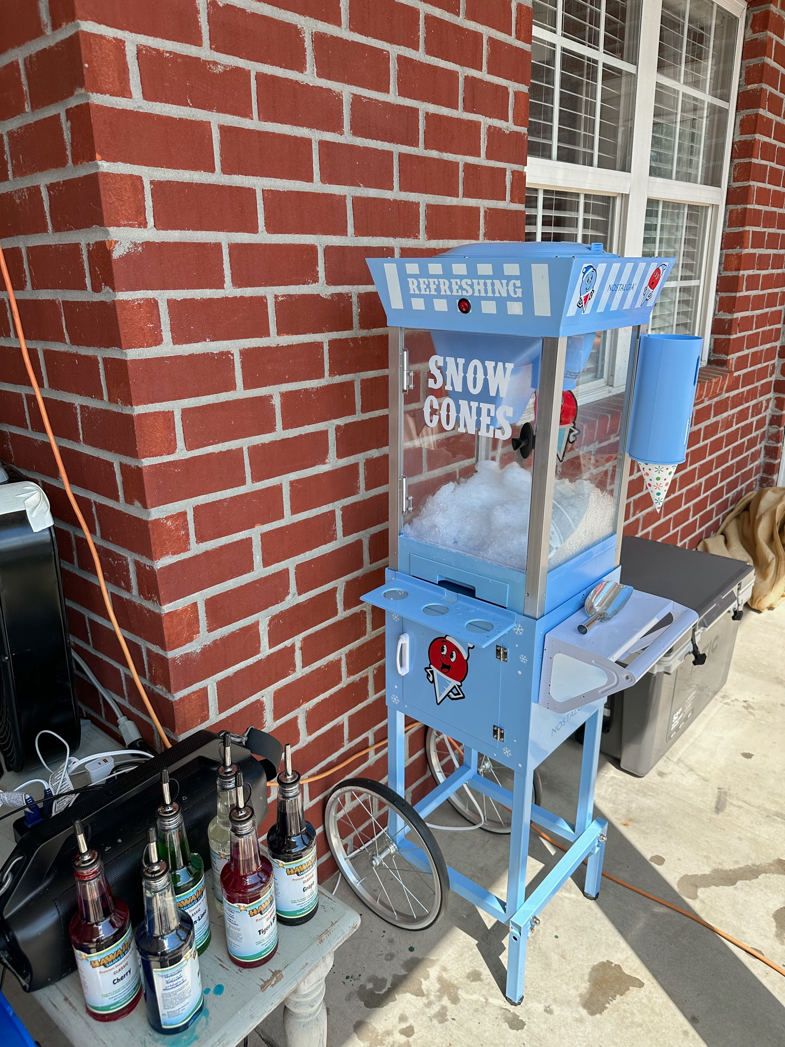 Our Amazon snow cone machine is always the perfect add on! Bought for his first birthday and reused again for his second! Long lasting and has lots of storage, compartments for cups, quick and easy and minimal cleanup! Ours is $230 but another color that’s slightly smaller is on sale for $130! Linked both below! 

#LTKKids #LTKSaleAlert #LTKParties