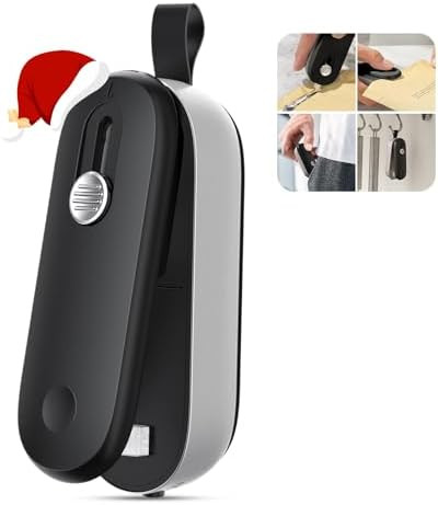 ODSD 2 in 1 Mini Bag Sealer - Heat Seal & Cutter with Lanyard, Portable Handheld Chip Bag Sealer ... | Amazon (US)