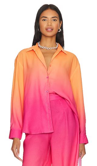 Suela Shirt in Sunset Ombre | Revolve Clothing (Global)