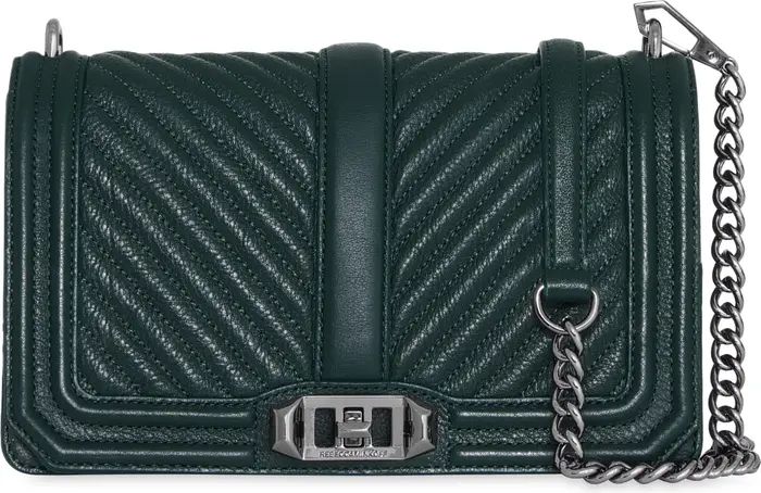 Rebecca Minkoff Chevron Quilted Love Leather Crossbody Bag | Nordstrom | Nordstrom