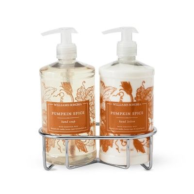 Williams Sonoma Pumpkin Spice Hand Soap & Lotion 3-Piece Set | Williams-Sonoma