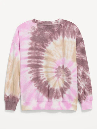 Oversized Crew-Neck Sweatshirt | Old Navy (US)