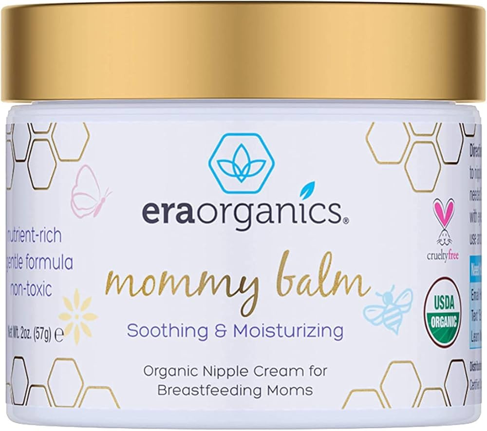Era Organics Soothing Nipple Butter Breastfeeding Cream - Calming and Moisturizing for Chapped, S... | Amazon (US)
