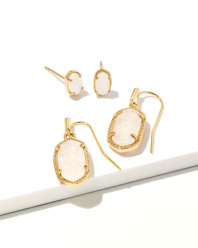 Lee Gold Earring Set in Iridescent Drusy  | Kendra Scott | Kendra Scott