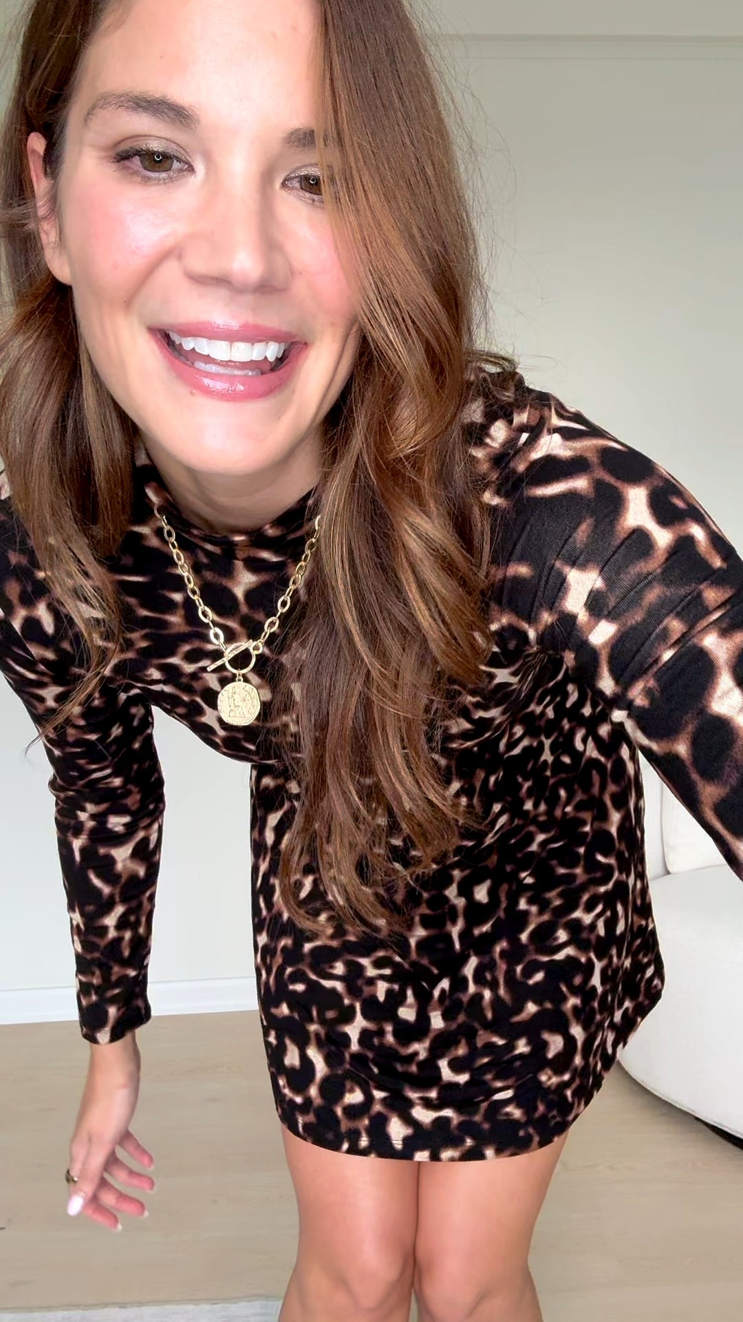 Loving this dress right now! I paired it with this stretchy belt and booties! It’s so stretchy and comfy. Perfect for a holiday party! 

Dress Fall fashion Fall finds Belted Dress Stretchy Dress Gold necklace Tall finds Leopard Dress Stang and co #LTKTall 

#LTKSeasonal #LTKTall #LTKHoliday