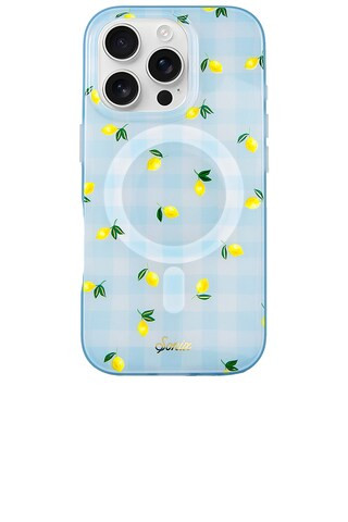 Sonix Iphone 16 Pro Case in Lemon Gingham in Blue from Revolve.com | Revolve Clothing (Global)