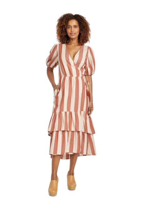 Target striped midi dress 

#LTKunder50