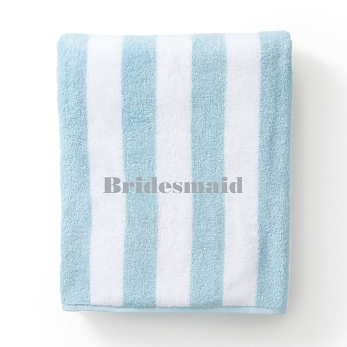 Cabana Stripe Beach Towel | Mark and Graham