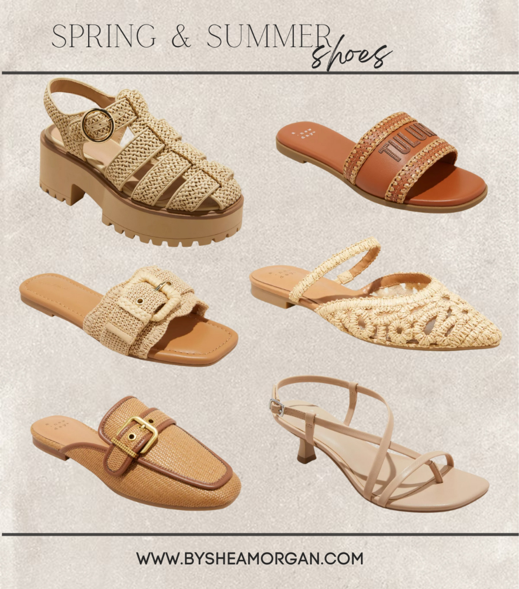 Target shoes, spring sandals, summer sandals 