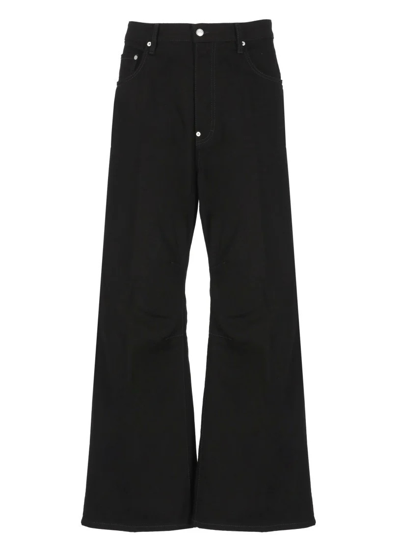 Wide-Leg Black Denim Jeans | Shop Simon