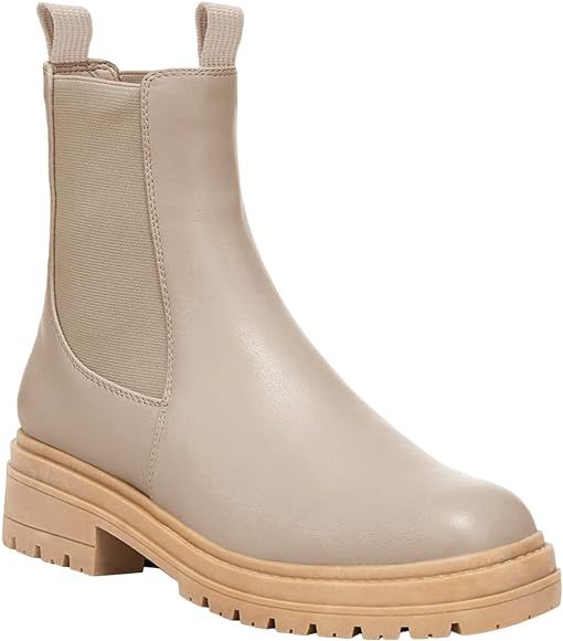 Juliet Holy Women's Platform Ankle Boots Lug Sole Chunky Chelsea Boots Non-slip Block Heeled Slip... | Amazon (US)