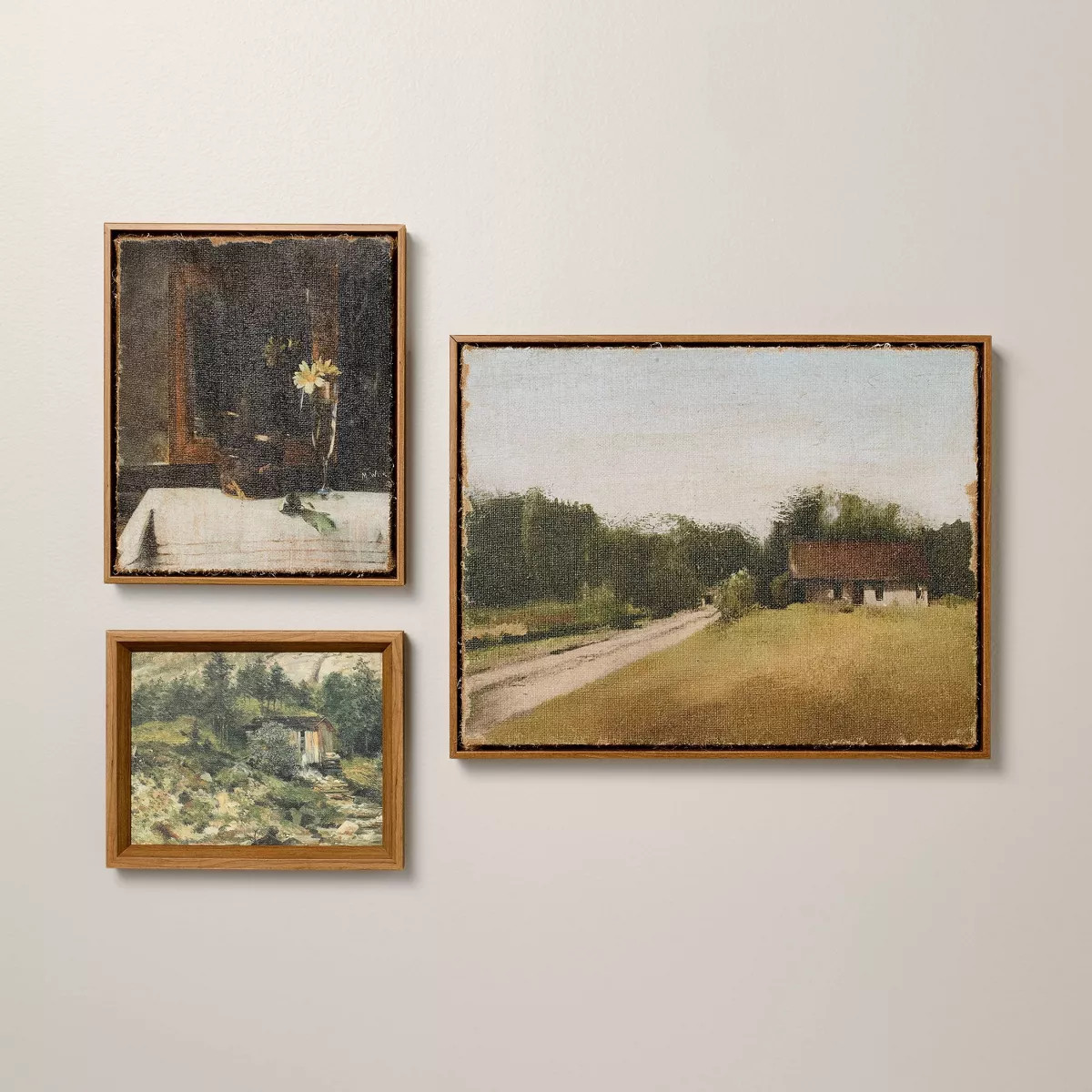 3pc 10x8" and 10x12" and 18x14" Mixed Gallery Wall Art Set - Hearth & Hand™ with Magnolia | Target