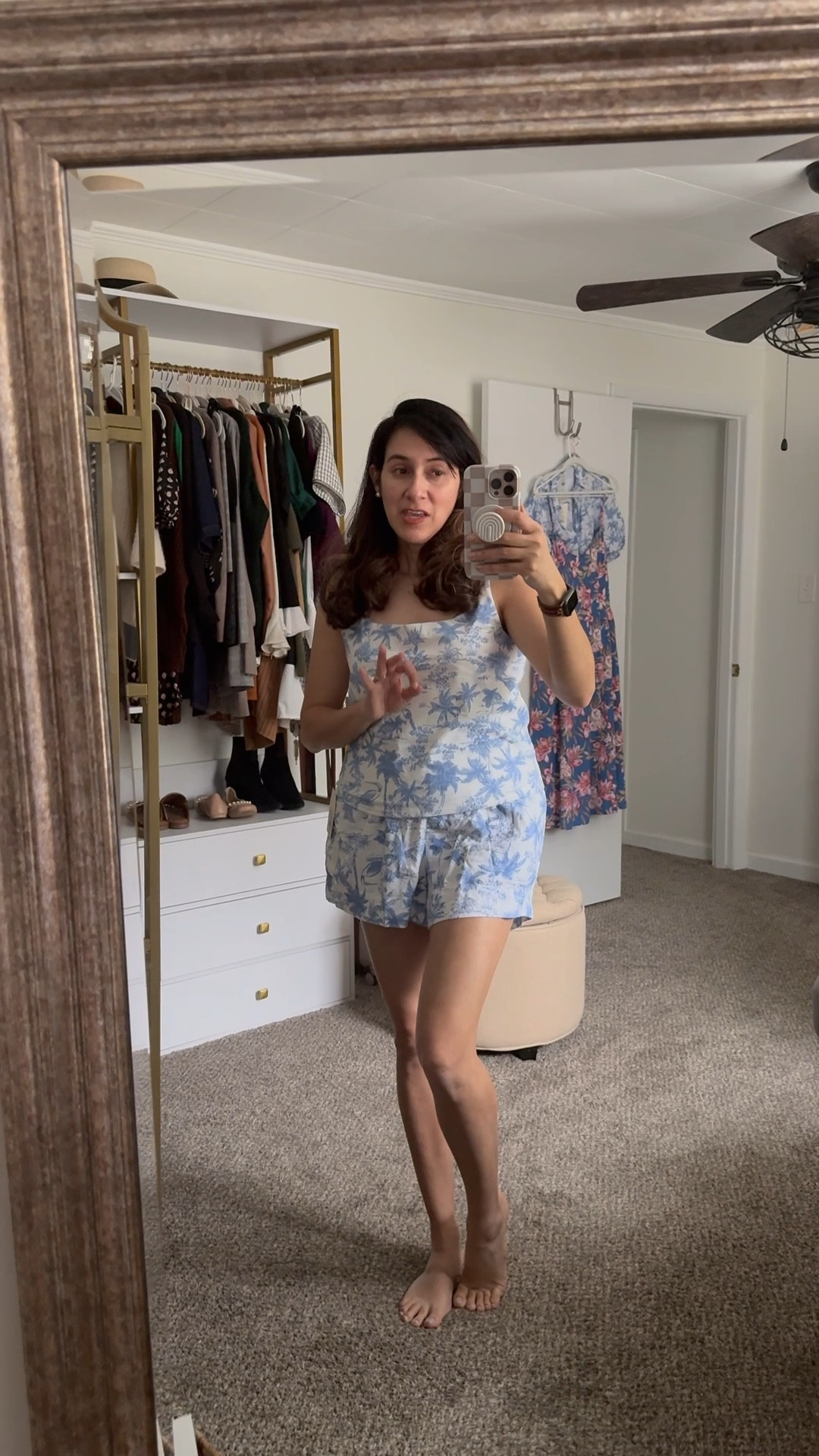 Love this Target set! I Love the blue and white pattern, both would look good with any different top or pair of shorts.  

#LTKstorytime #LTKootd #LTKSeasonal