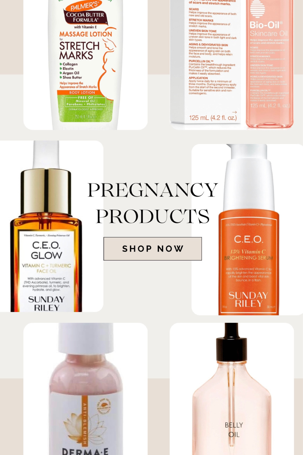 My favorite products I'm currently using during my pregnancy 👶🏼👶🏼

#pregnancy #pregnant #twins #maternity #beauty #belly #bump #sundayrileys #sahm #faceproducts #faceoil #bellyproducts #stretchmarks #brightening #oil


#LTKbump #LTKbeauty #LTKbaby