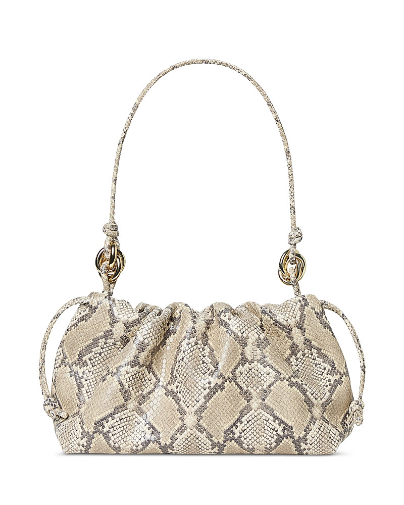 Loeffler Randall Snake Embossed Leather Shoulder Bag | Bloomingdale's (US)