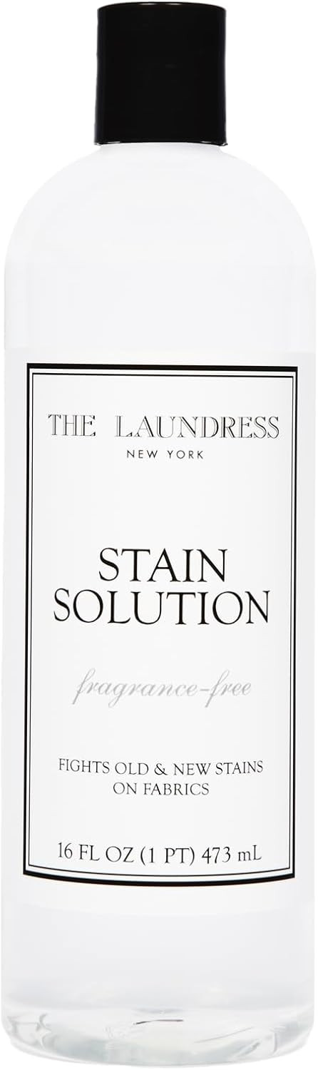 The Laundress Stain Solution, Stain Remover For Clothes; Laundry Stain Remover, Stain Remover Laundry; Red Wine, Coffee, & Blood Stain Remover For Clothes, 16 Fl Oz | Amazon (US)