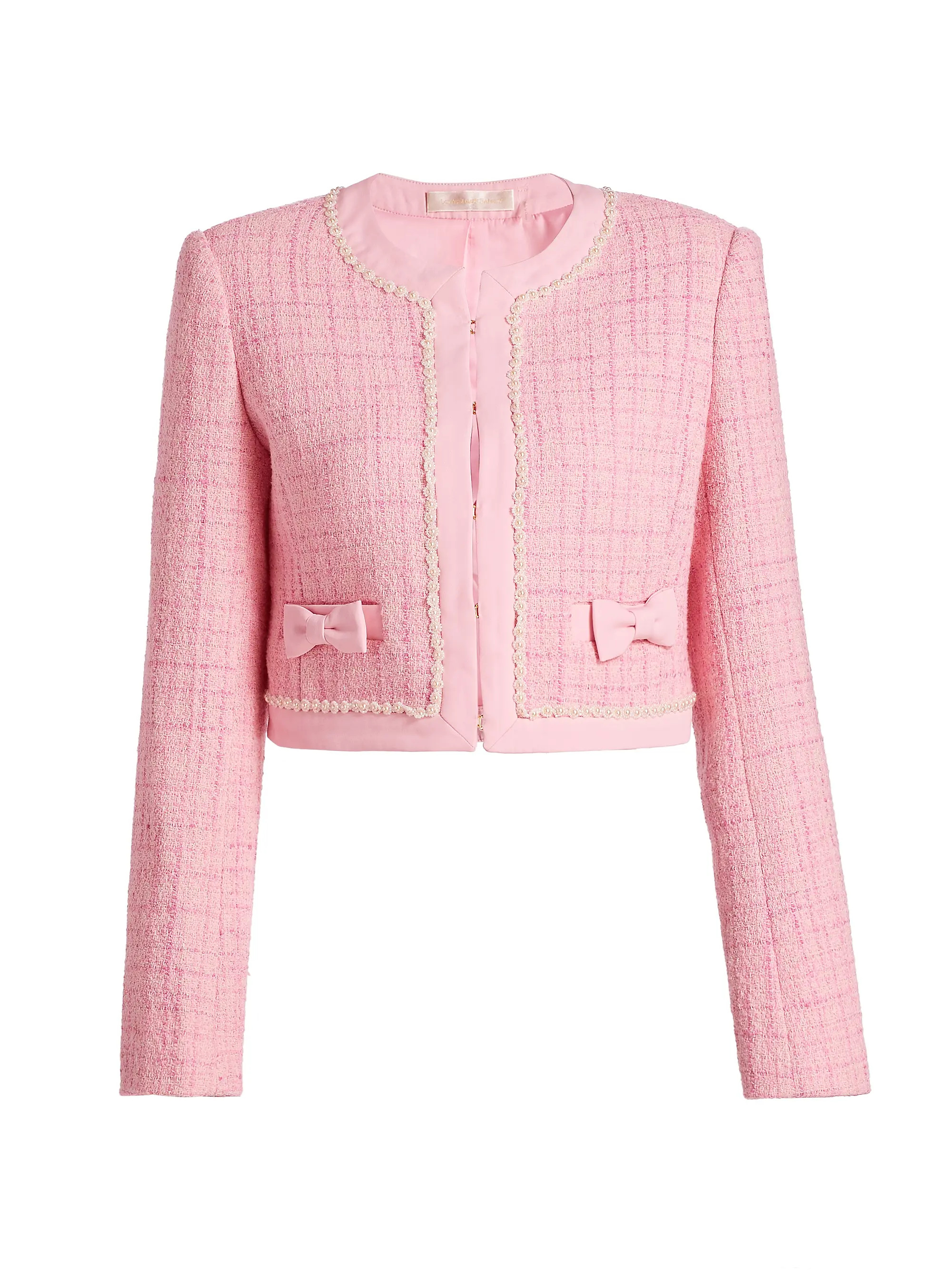 Ralphette Embellished Tweed Crop Jacket | Saks Fifth Avenue