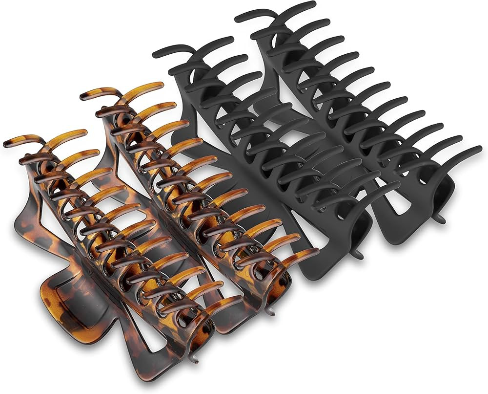 Antmoilios Extra Large Claw Clips for Thick Hair, 6.3 Inch Strong Hold Matte Jumbo Accessories fo... | Amazon (US)