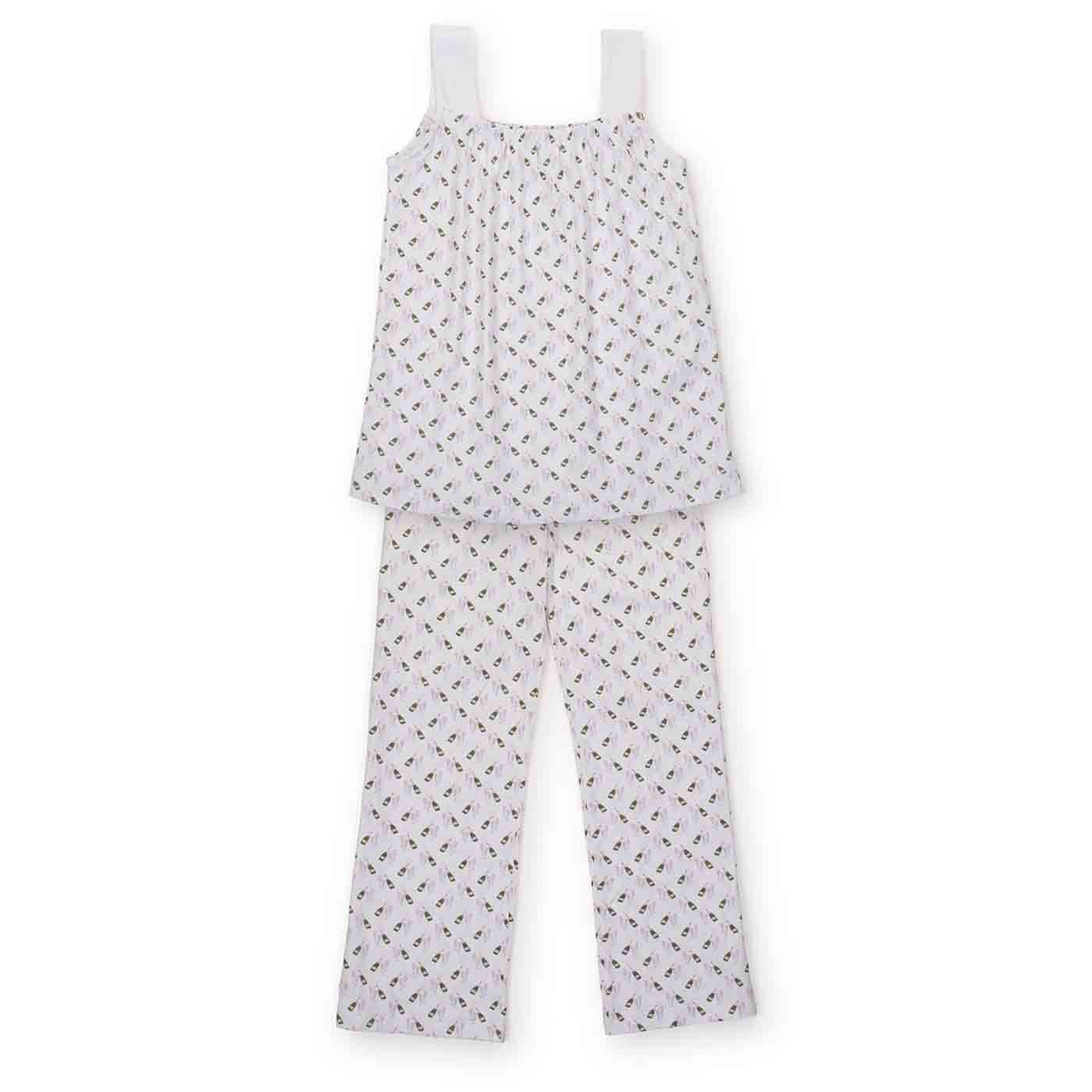 SALE Pennie Women's Pajama Pant Set - Cheers to Champagne | Lila and Hayes