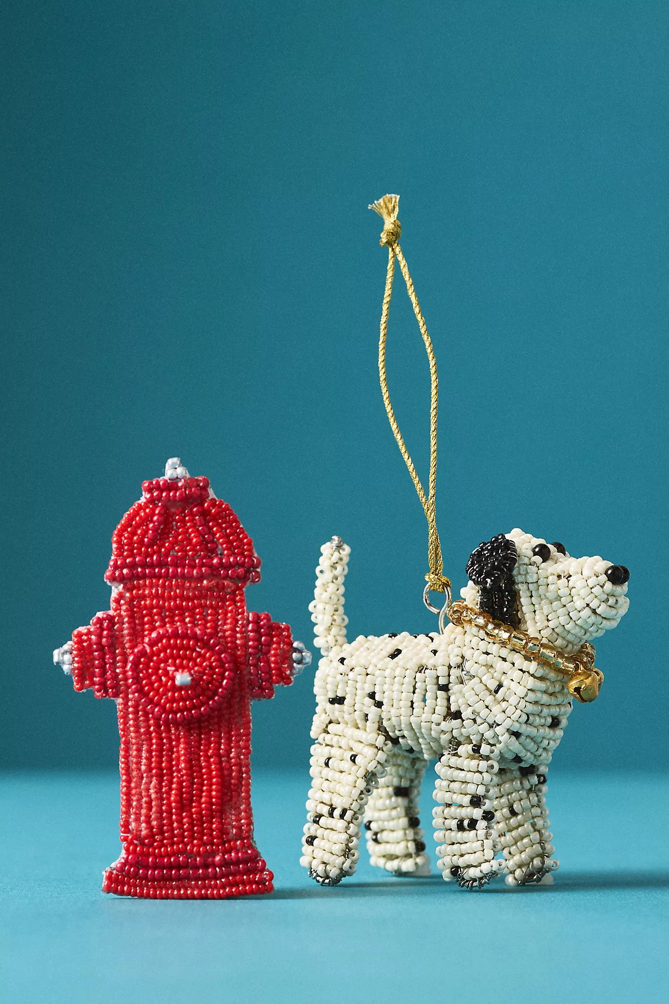 Beaded Dog Ornament | Anthropologie (US)