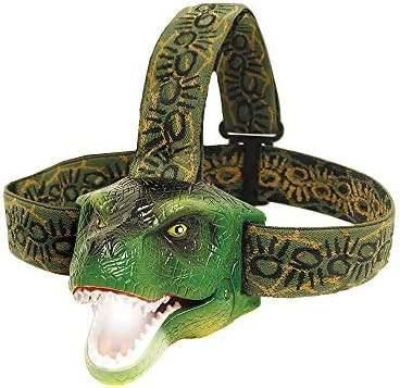 Big Discoveries Original DinoBryte LED Headlamp Roaring T-Rex Dinosaur Head Lamp for Kids | Dino ... | Amazon (US)