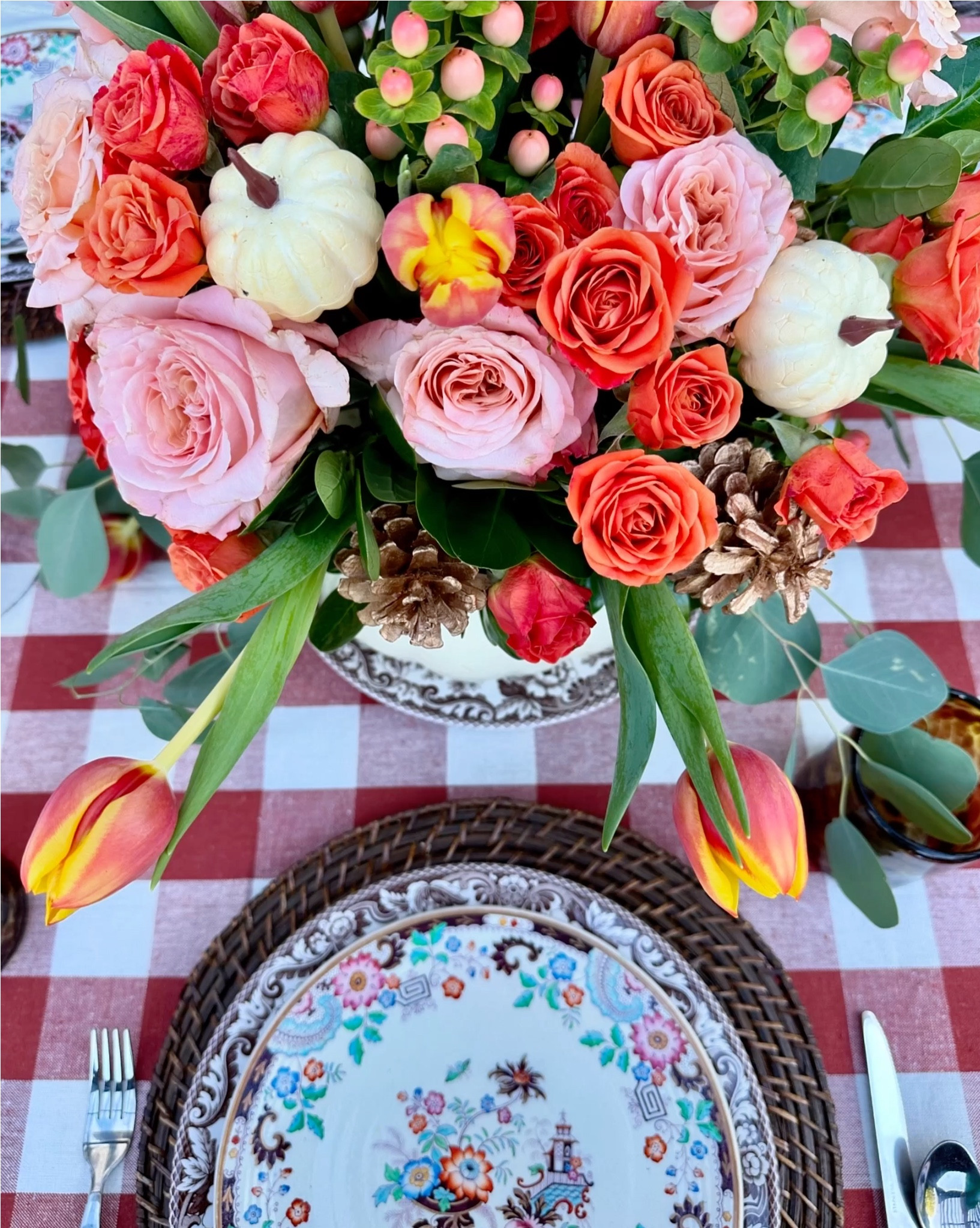 Shop this pretty fall table 🧡🧡
Fall. Tabletop. Tablescape. Spode. Amazon. Pottery Barn. All Cotton and Linen  

#LTKStyleTip #LTKVideo #LTKHome