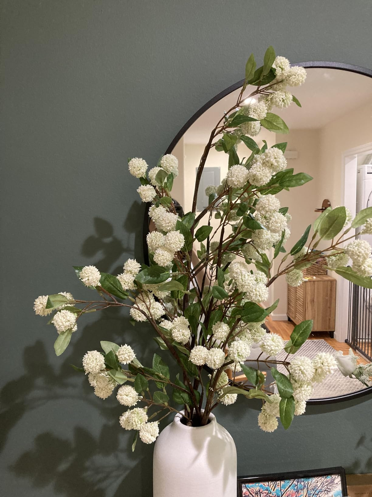 Melorca&Guilla Artificial Plants,4PCS 35.4" Green Faux Branches for Vase,Artificial Plants for Sh... | Amazon (US)