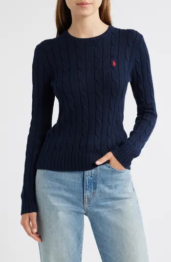 Cotton Cable Knit Sweater | Nordstrom