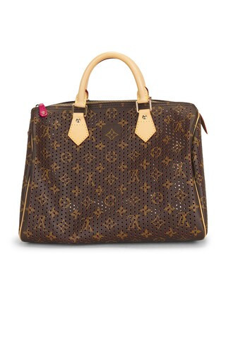 Louis Vuitton Monogram Perforated Speedy 30 Handbag in Brown | FWRD 