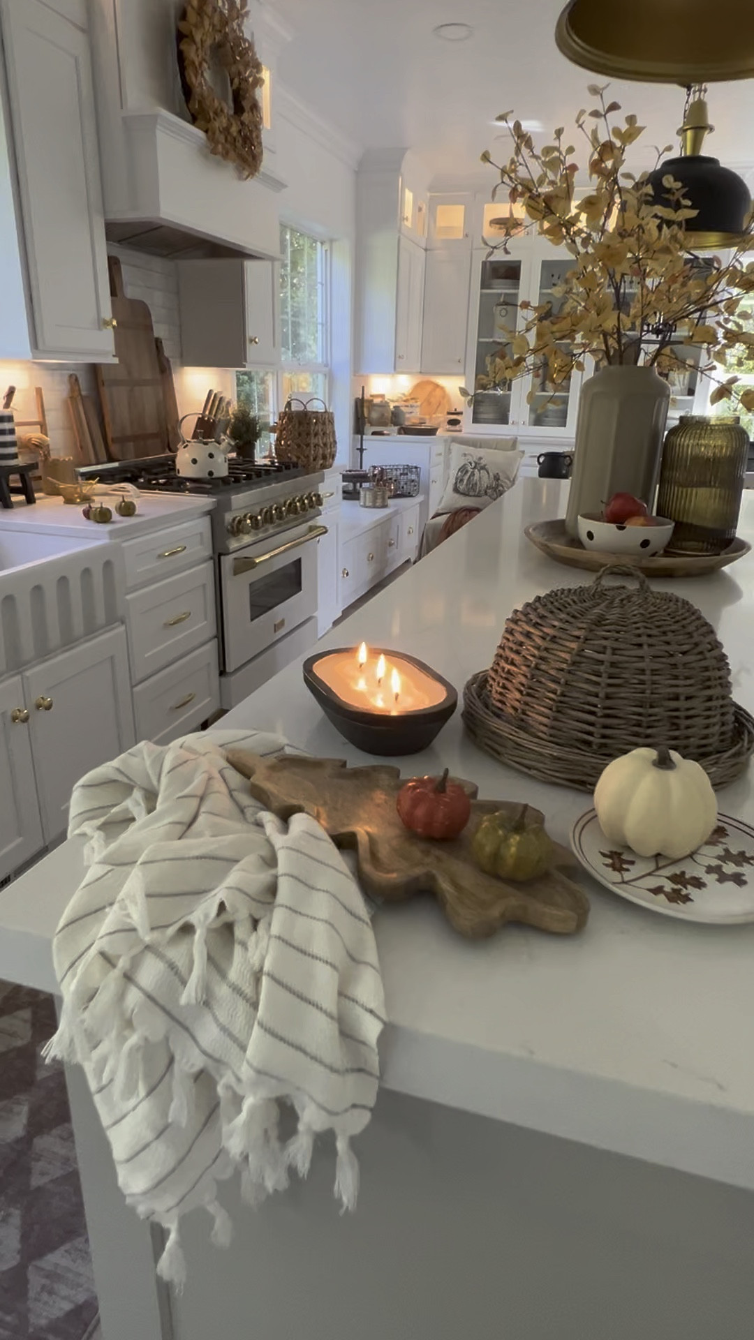 It’s time for Fall decorating in my kitchen. Wreaths, matching fall leaf stems, wood leaf tray, ceramic tray, rugs, stools and more. Perfect for modern cottage decor!



falldecorating #autumnmood #autumncolors #fallstyle #falldecor #fallvibes
#cottagesandbungalows
#betterhomesandgardens #interiordesign #cottagecore #moderncottage #cottagestyle #grandmillenial #farmhousedecor #homedecorating #homedecorideas #currenthomeview #currentdesignsituation
#homefabulous #countrylivingmag #neutraldecor #cottagestyle #allcottage
Halloween Decor | faux stems | entryway space | target finds | neutral decor | entryway decor | cozy home | affordable decor | Studio McGee | Target finds | home decor | home inspiration | fall florals | fall flowers | faux floral arrangements | fall centerpiece | fall vignette | fall decor |
Halloween decor | Falloween Decor

#LTKFallSale #LTKHome #LTKSeasonal