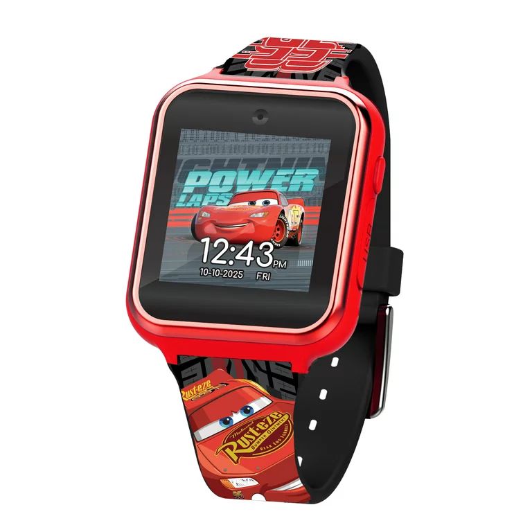 Disney Cars Unisex Child Interactive iTime Smartwatch 40 mm in Red - CZM4040WM | Walmart (US)