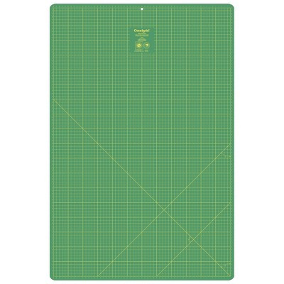 Omnigrid 24" x 36" Double Sided Cutting Mat: Vinyl Crafting Mat, Green Sewing Cutting Pad, 25.3" x 37.125" | Target