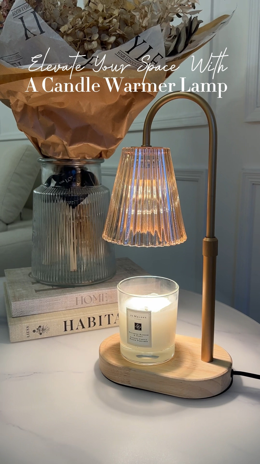 A candle warmer lamp you all need to elevate your coffee table, bedside table and your house. 

Reasons why I love it 🕯️💖

1) you don't need to use a match or lighter-turn the lamp on which is also adjustable. The lamp melts the wax which then gives off the scent off the candle without the need to light the wick.
2) you can also light the candle and leave the lamp off for aesthetic purposes
3) the brighter you set the lamp the faster the candle wax melts
4) safer if you have children around
5) it can also be a bedside lamp



#LTKhome #LTKsale #LTKuk