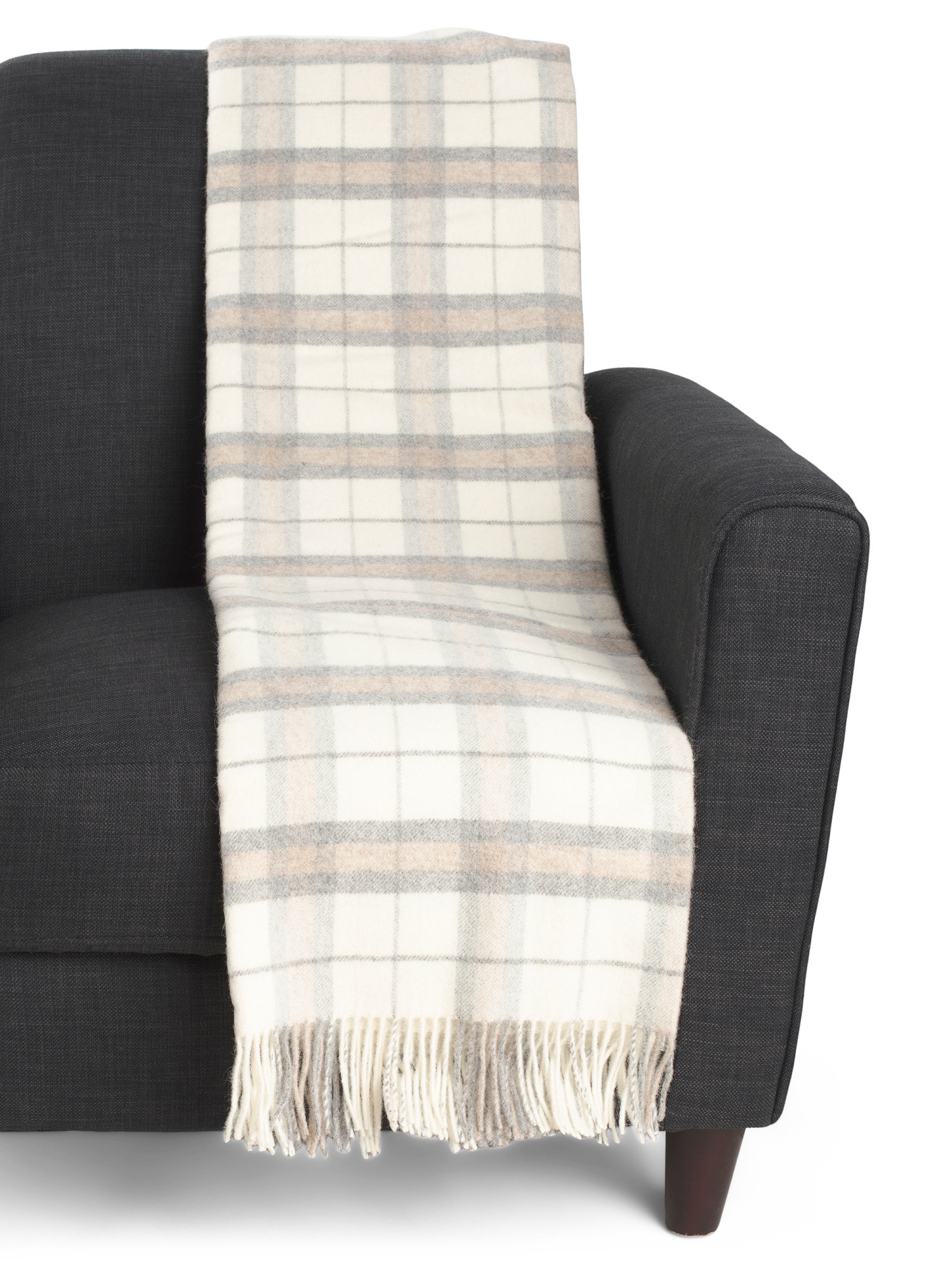 Made In Peru Luxury Alpaca Wool Blend Wellington Throw | TJ Maxx