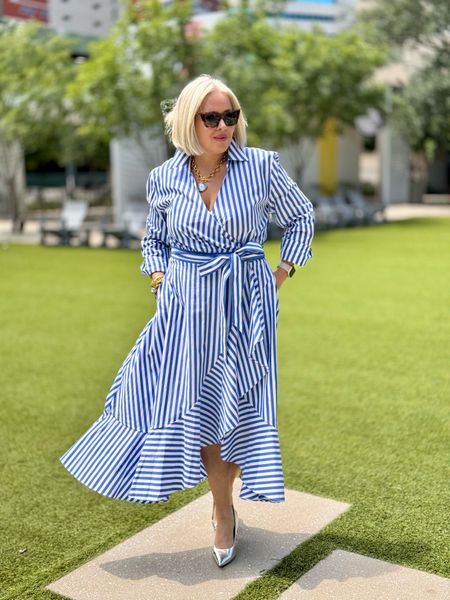 How stunning is this Kate Spade dress?! It’s the perfect one for your summer essentials outfit  The true wrap dress is very flattering, hides the mommy pooch. It’s great for showers and graduations too.

#LTKmidsize #LTKstyletip #LTKover40

#LTKSaleAlert #LTKxNSale #LTKSummerSales