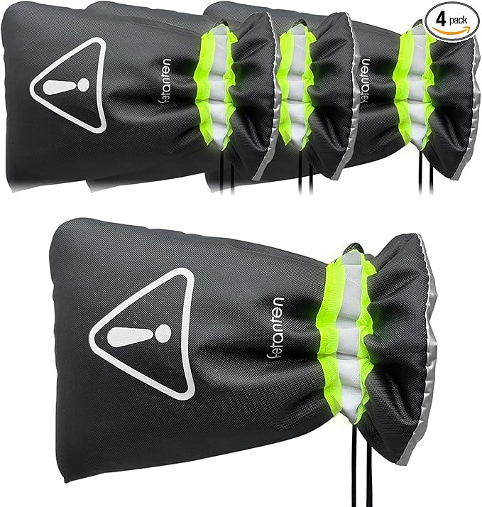 Outdoor Faucet Covers for Winter, Fetanten 9" H x 6" W Water Spigot Covers Winter Insulated Freez... | Amazon (US)