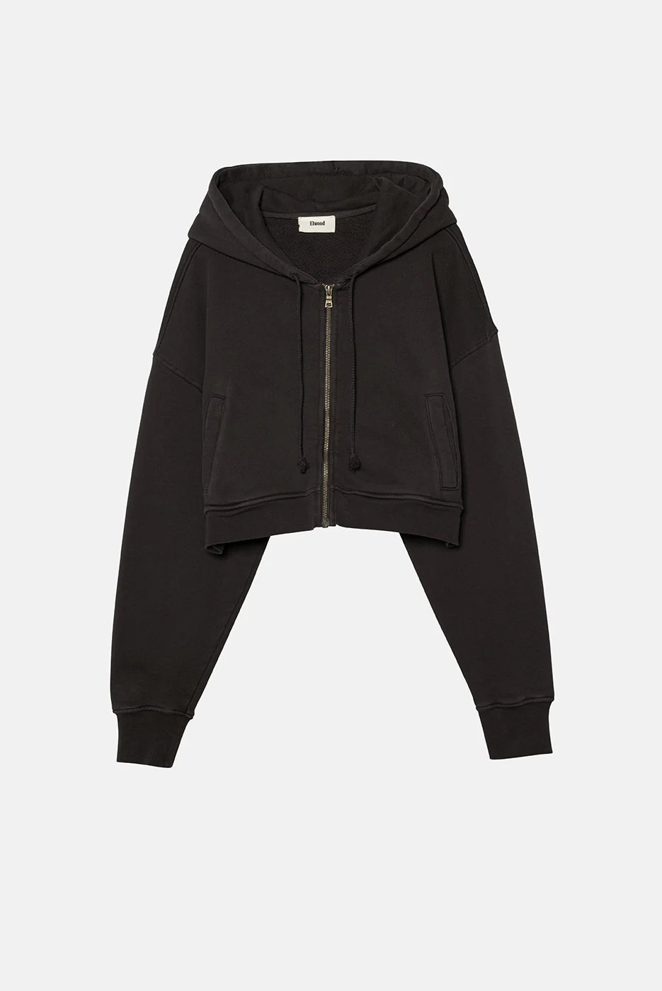 BABYDOLL CROP ZIP HOODIE | Elwood Clothing