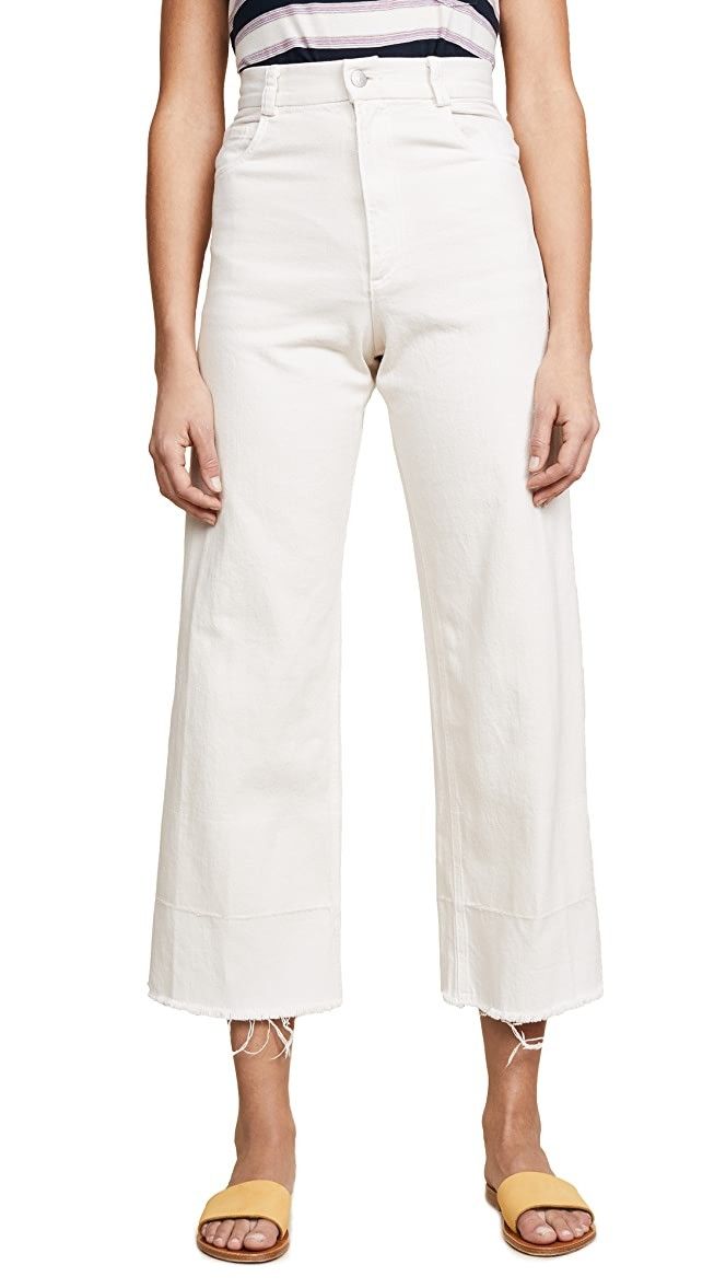 Legion Jeans, White Jeans, White Straight Leg Jeans, white jeans winter, winter white jeans | Shopbop