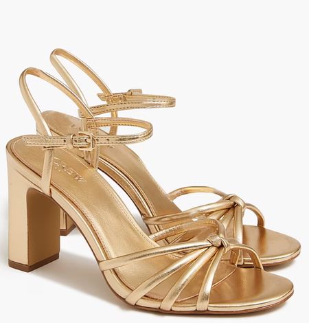Skinny-strap knotted heeled sandals gold

#LTKStyleTip #LTKShoeCrush #LTKSaleAlert
