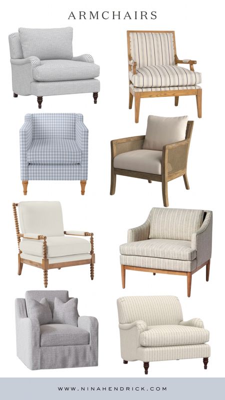 Some coastal & rustic armchairs for your home! 

#LTKhome