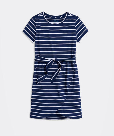Girls' Sankaty Wrap Dress | vineyard vines