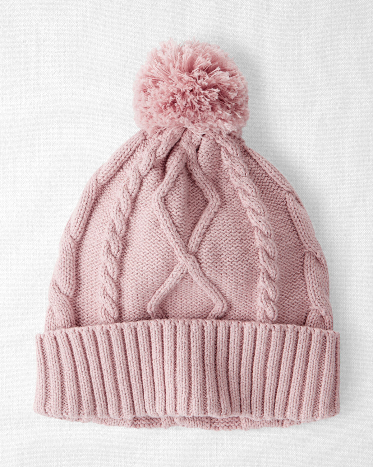Toddler Girl Organic Cotton Cable Knit Hat | Carter's Inc
