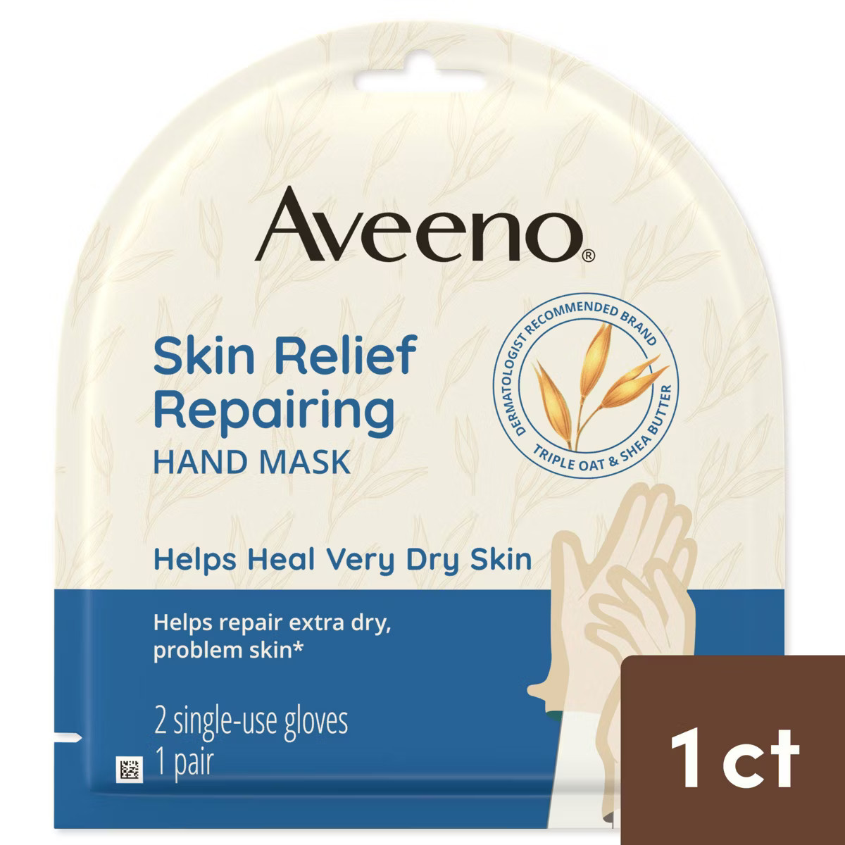 Aveeno Repairing CICA Hand Mask with Prebiotic Oat & Shea Butter for Extra Dry Skin, Fragrance-Fr... | Target