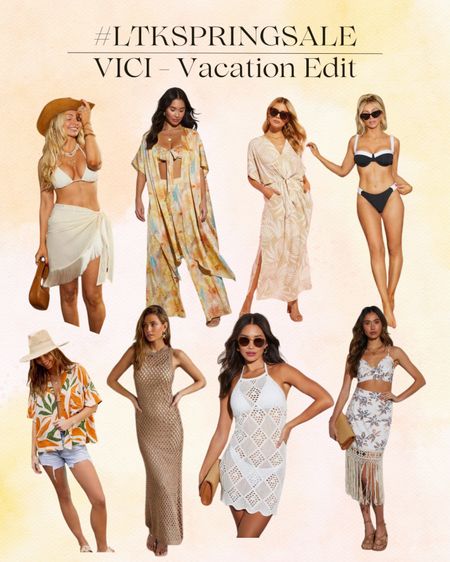 VICI Vacation Edit 🌴🥥👙

Spring break outfits. Vacation outfits. 

#LTKSpringSale #LTKtravel #LTKswim