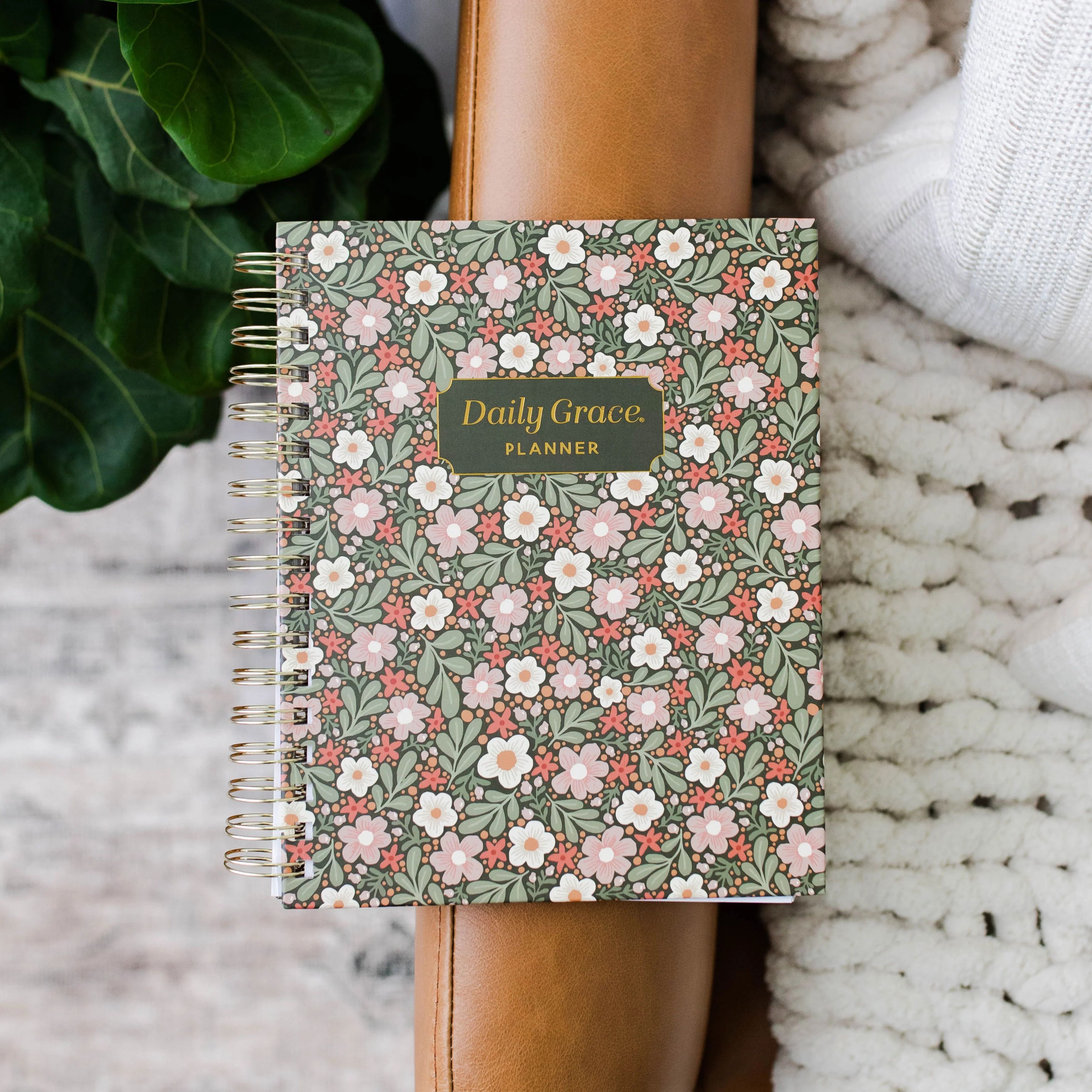 Daily Grace Planner - Almond Blossom Spiral | The Daily Grace Co.