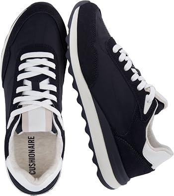 CUSHIONAIRE Kicks Fashion Sneakers for Women, Lightweight Non-Slip Lace Up Shoes with Memory Foam | Amazon (US)