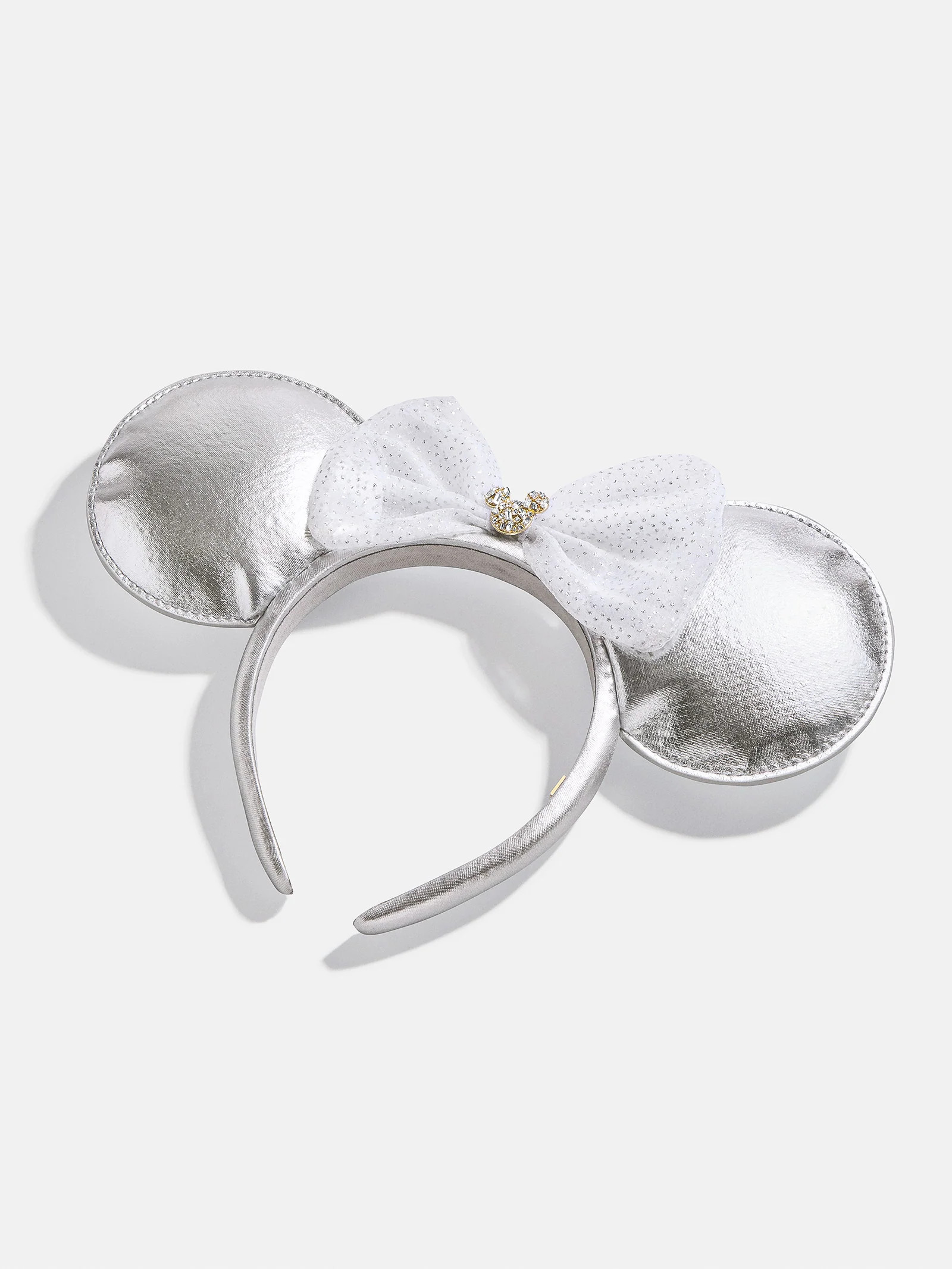 Disney Minnie Mouse Ears Silver Headband - Minnie Mouse Silver Ears | BaubleBar (US)