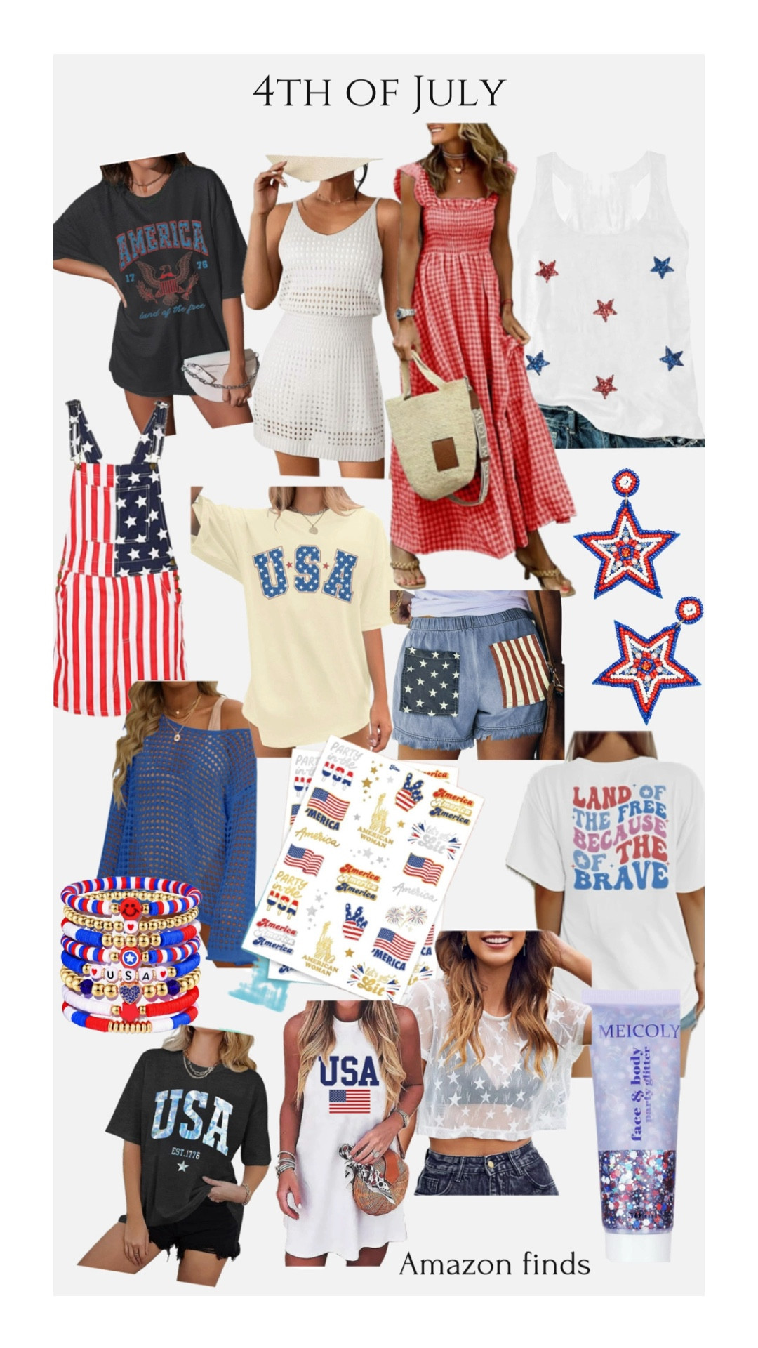 4th of July from Amazon 🇺🇸

#LTKSeasonal #LTKFindsUnder50 #LTKStyleTip